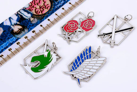 AOT Necklace & Keychain Set