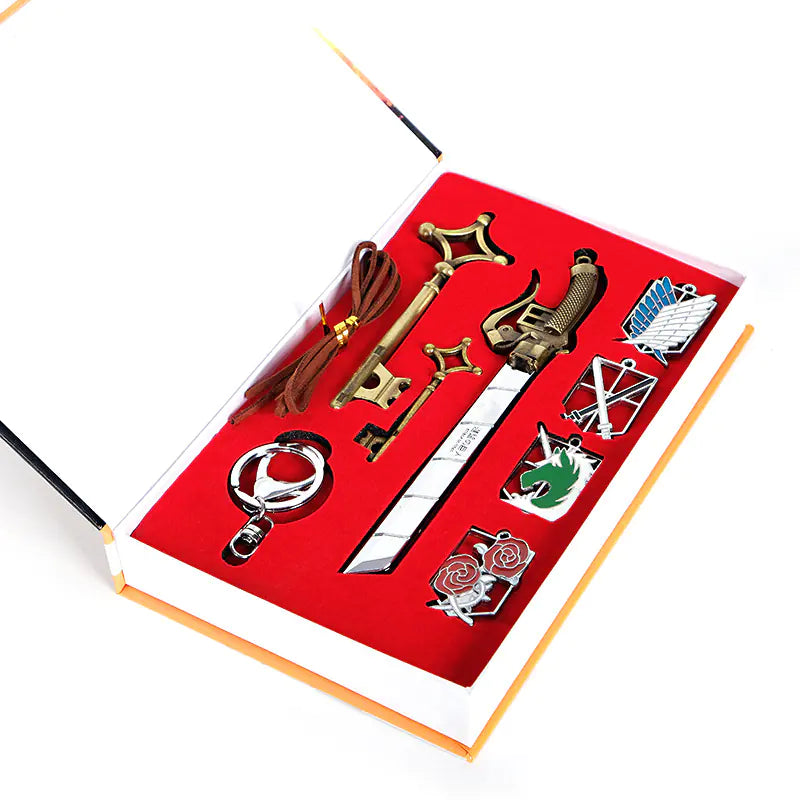 AOT Necklace & Keychain Set